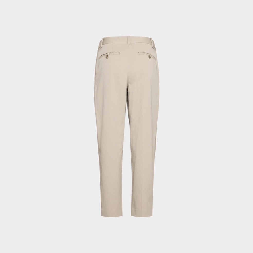 Aritzia Chino Mid-rise Carrot Pant in Beige Tan Washed Tundra Taupe - Picture 7 of 12